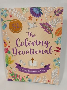 The Coloring Devotional by Rachel Mayew Coloring Book Journaling Devotional